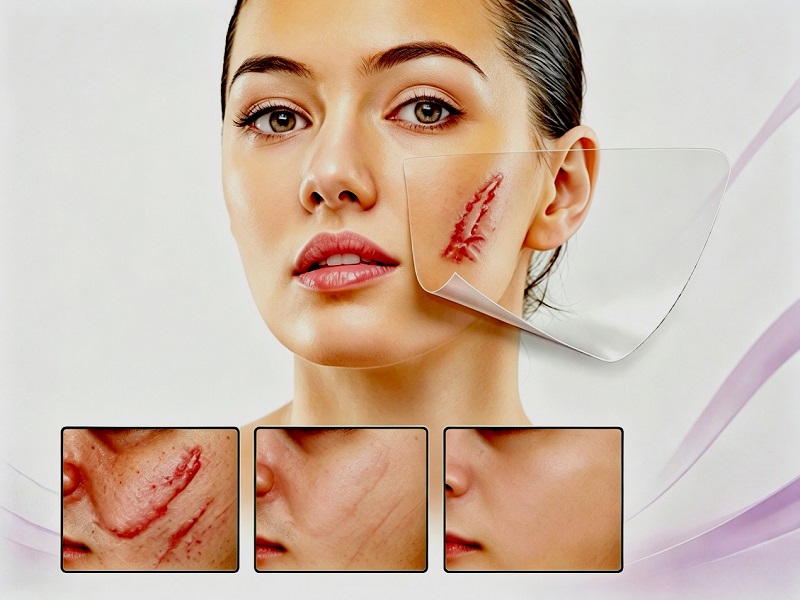 Băng sẹo silicone CmallBio thích hợp để phục hồi vết thương trong phẫu thuật thẩm mỹ